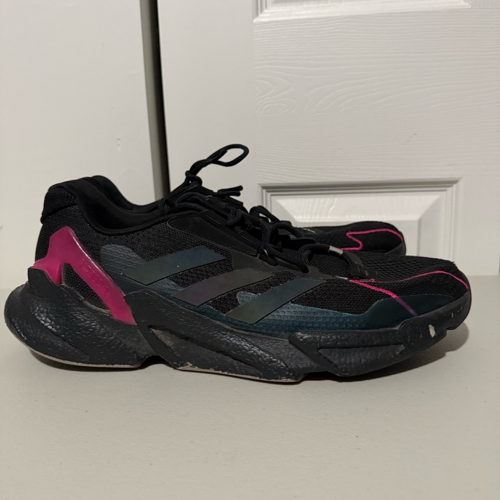 Adidas X9000L4 ‘Black Shock Pink’ Primegreen Jetboost Running Shoes Men’s Sz 13